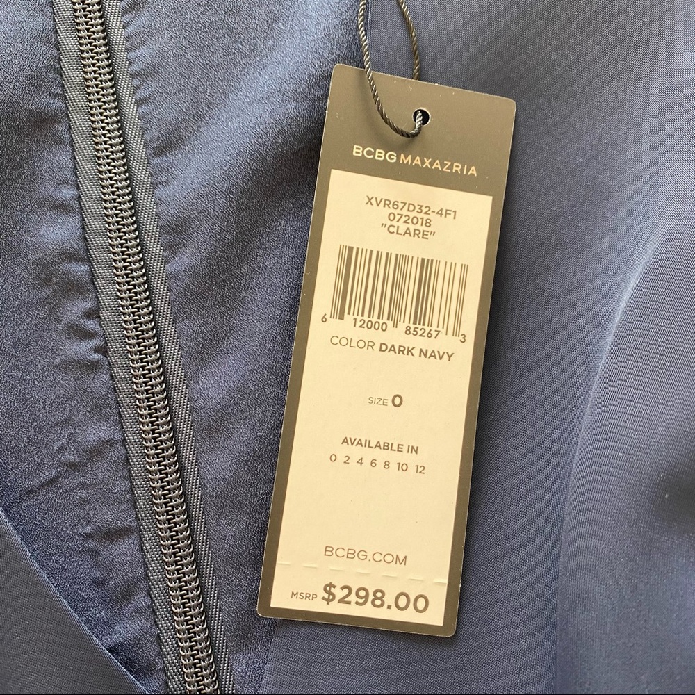 BCBGMAXAZRIA Clare Dress Dark Navy - Picture 5 of 11